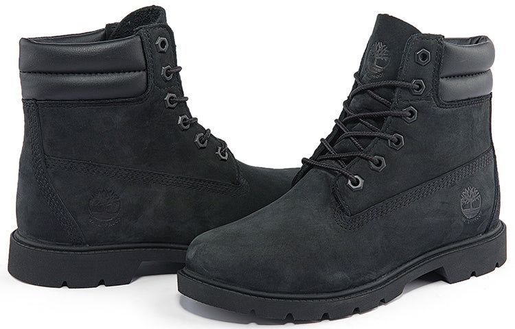 (WMNS) Timberland Linden Woods 6-Inch Double Collar Boots 'Black' A156S001 sold by KicksCrew product image thumbnail 5
