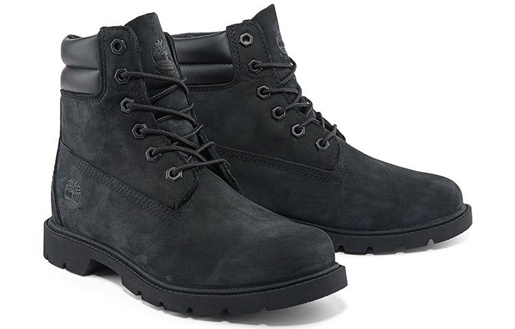 (WMNS) Timberland Linden Woods 6-Inch Double Collar Boots 'Black' A156S001 sold by KicksCrew product image thumbnail 4