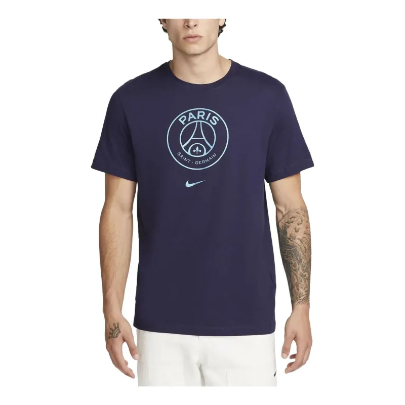 Nike Paris Saint-Germain Crest T-Shirt 'Navy' DJ1315-498 sold by KicksCrew