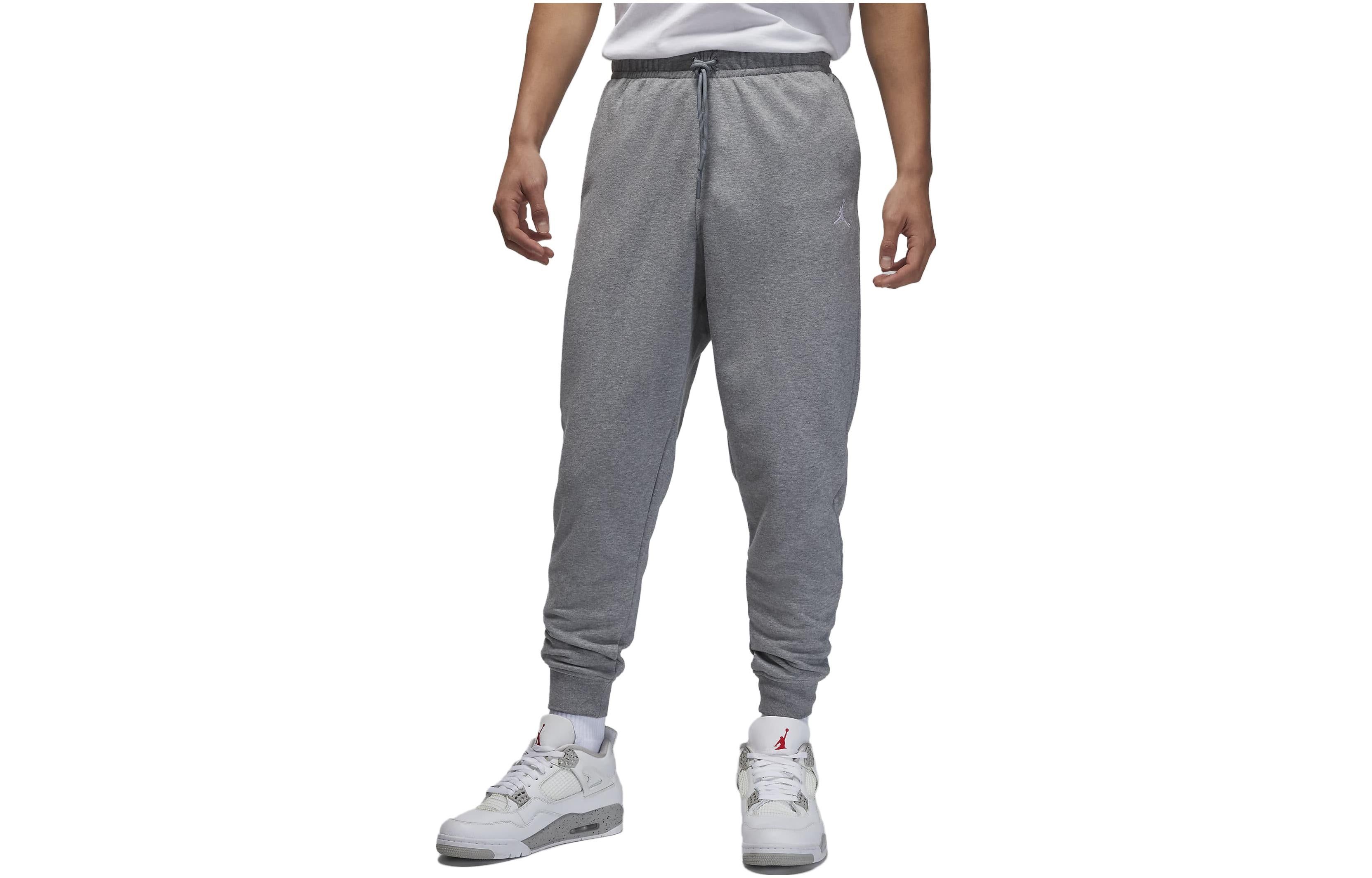 Air Jordan Essentials Loopback Fleece Pants 'Grey' FQ7762-091 sold by KicksCrew product image thumbnail 2