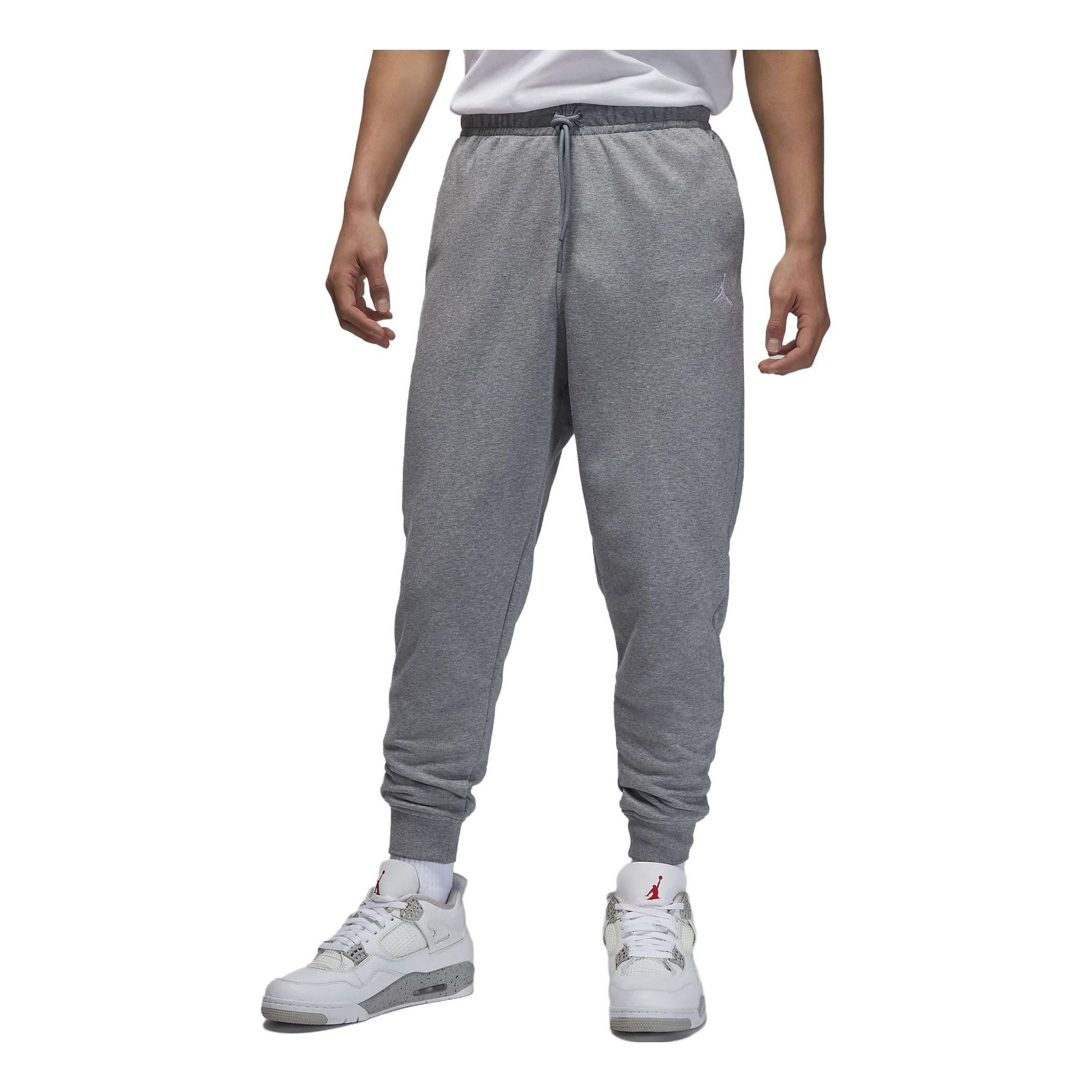 Air Jordan Essentials Loopback Fleece Pants 'Grey' FQ7762-091 sold by KicksCrew