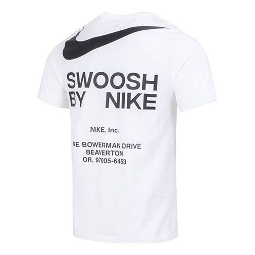 Nike Sportswear NSW TEE BIG SWOOSH LogoT 'White' DZ2882-100 sold by KicksCrew