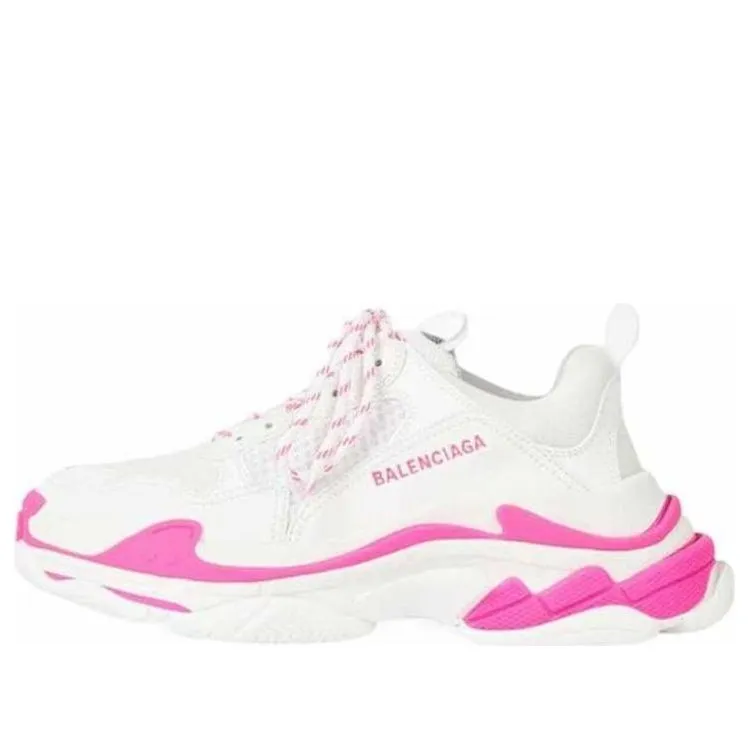 Balenciaga Triple S Sneakers 'White Fluo Pink' 536737W2CA35390 sold by KicksCrew