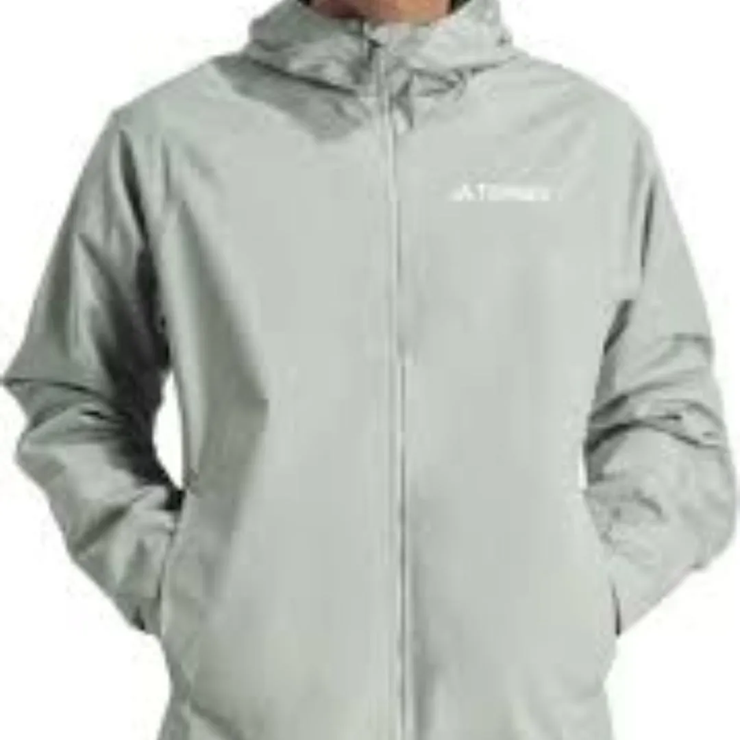 adidas Terrex Multi 2L RAIN.RDY Jacket Asia Sizing 'Green' IN4771 sold by KicksCrew product image thumbnail 3