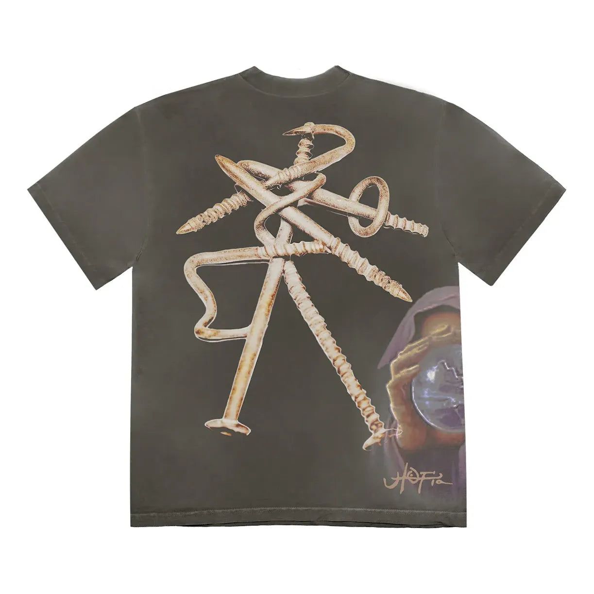 Travis Scott Screwed T-Shirt 'Black' TSUT-SS07 sold by KicksCrew product image thumbnail 2