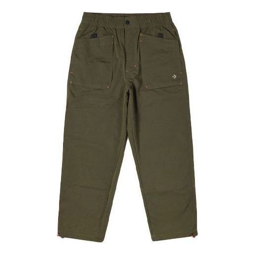 Converse Nylon Pocket Pants 'Olive Green' 10023166-A02 sold by KicksCrew