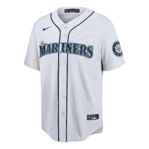 Nike x MLB Seattle Mariners Replica Baseball Jersey 'Kyle Lewis 1' T770MVWHMV7-01B sold by KicksCrew