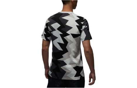 Air Jordan Jumpman All Over Print T-Shirt 'Black Grey' FB7356-010 sold by KicksCrew