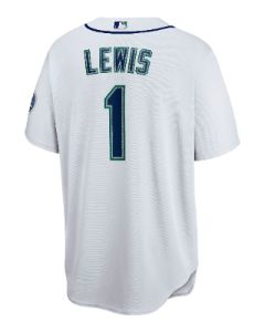 Nike x MLB Seattle Mariners Replica Baseball Jersey 'Kyle Lewis 1' T770MVWHMV7-01B sold by KicksCrew