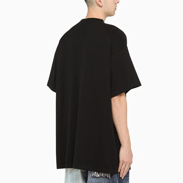 Balenciaga Est. 1917 College Logo Print Cotton T-Shirt 'Black' 676589TLV898067 sold by KicksCrew product image thumbnail 5