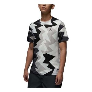 Air Jordan Jumpman All Over Print T-Shirt 'Black Grey' FB7356-010 sold by KicksCrew