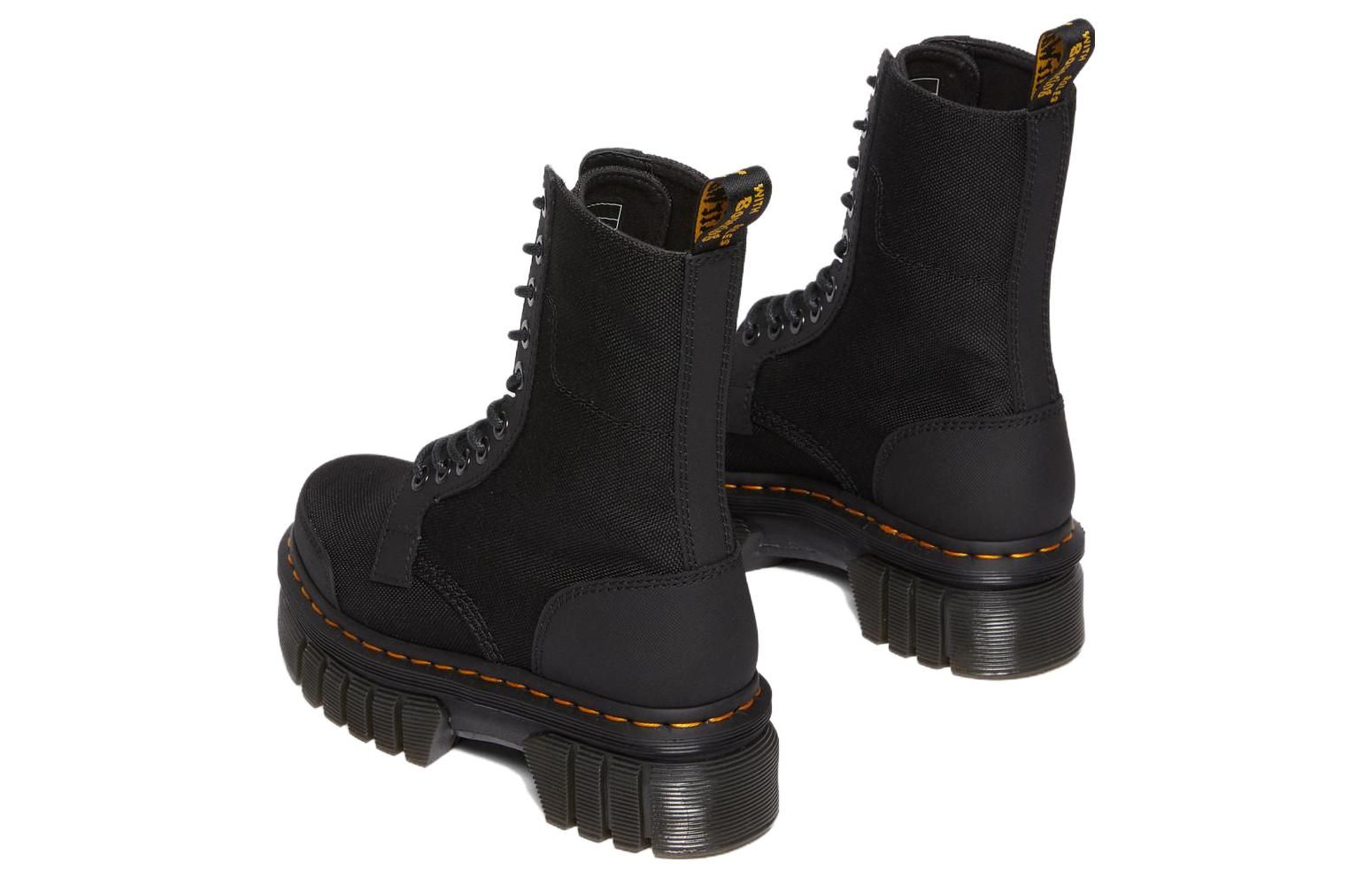 Dr.Martens Audrick 10-eye Synthetic Leather Platform Boots 'Black' 30680001 sold by KicksCrew product image thumbnail 4