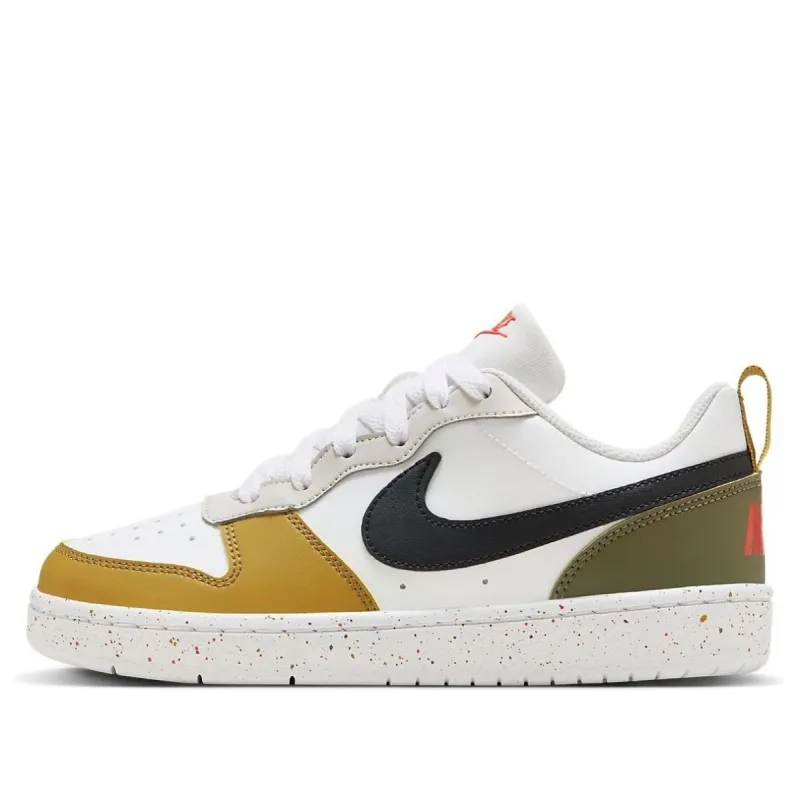 (GS) Nike Court Borough Low Recraft 'White Olive Tan' HF0744-109 sold by KicksCrew