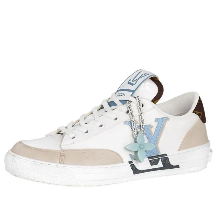 (WMNS) LOUIS VUITTON Charlie Sneakers 'Blue Beige' 1ABYV8 sold by KicksCrew