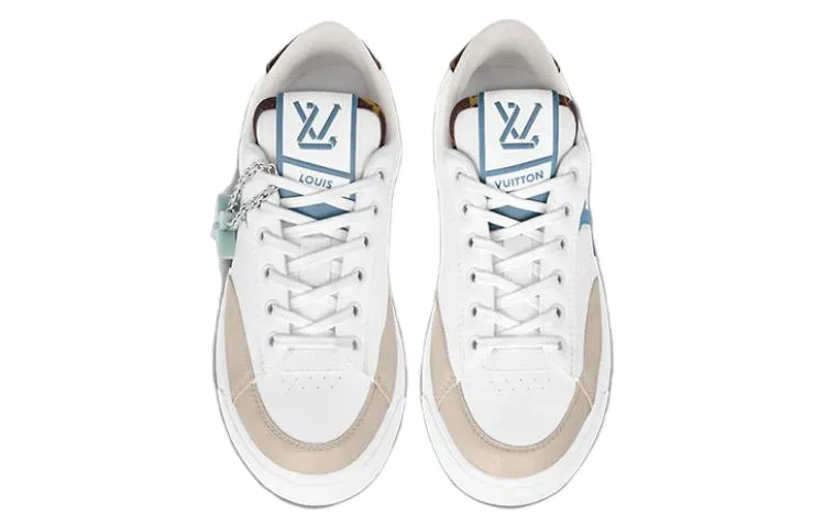 (WMNS) LOUIS VUITTON Charlie Sneakers 'Blue Beige' 1ABYV8 sold by KicksCrew product image thumbnail 3