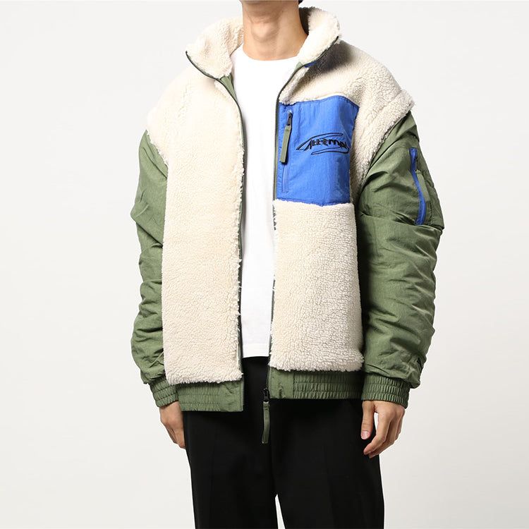 Puma x Attempt Sherpa Fleece Jacket 'Beige Green Blue' 598257-75 sold by KicksCrew product image thumbnail 3