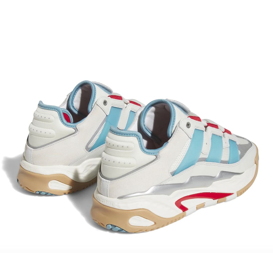 Adidas Niteball Shoes 'Crystal White Preloved Blue' FZ5798 sold by KicksCrew product image thumbnail 3