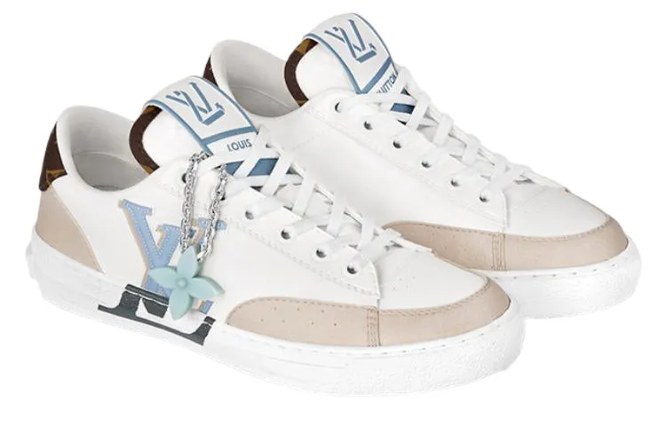(WMNS) LOUIS VUITTON Charlie Sneakers 'Blue Beige' 1ABYV8 sold by KicksCrew product image thumbnail 2