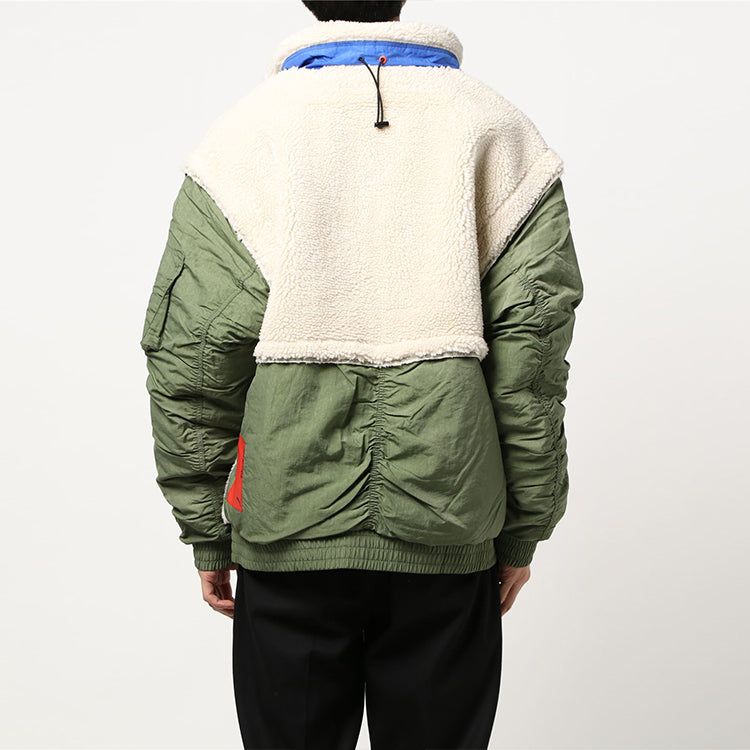 Puma x Attempt Sherpa Fleece Jacket 'Beige Green Blue' 598257-75 sold by KicksCrew product image thumbnail 4
