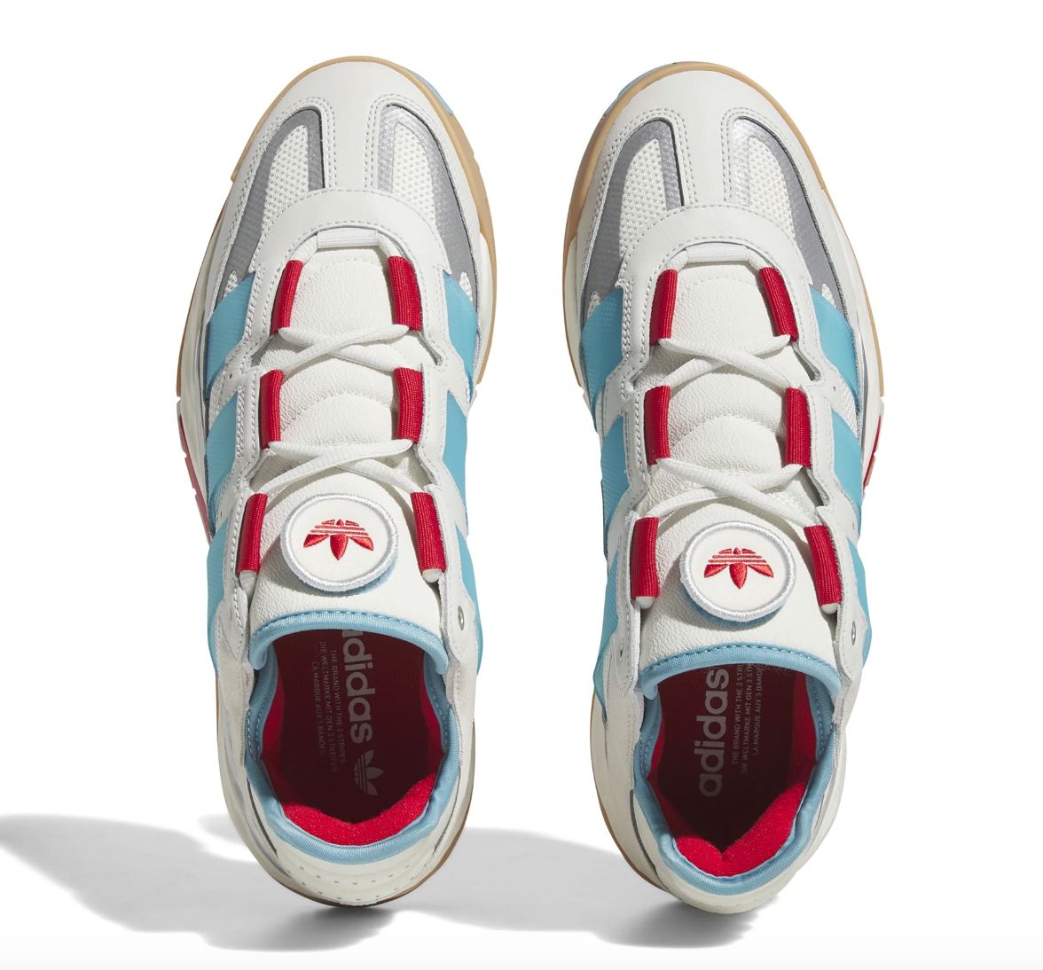 Adidas Niteball Shoes 'Crystal White Preloved Blue' FZ5798 sold by KicksCrew product image thumbnail 4