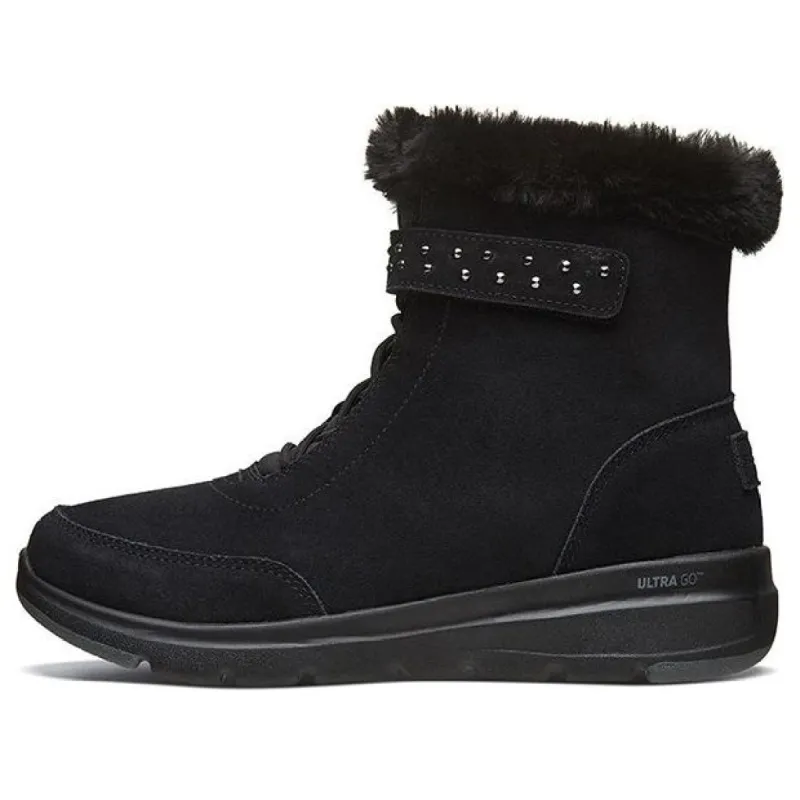 (WMNS) Skechers Snow Boots 'Black' 16670-BBK sold by KicksCrew