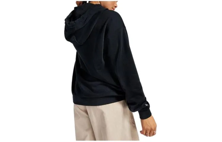 (WMNS) Converse Wordmark Hoodie 'Black' 10026576-A03 sold by KicksCrew product image thumbnail 2
