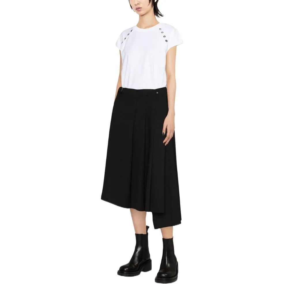 (WMNS) Alexander McQueen Eyelet T-shirt 'Optical White' 728153-QLAB7-9000 sold by KicksCrew product image thumbnail 2