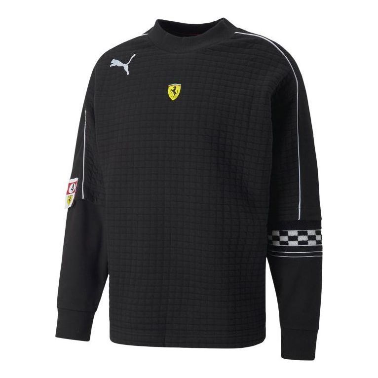 Puma Ferrari Race Statement Sweatshirt 'Black' 535785-01 sold by KicksCrew