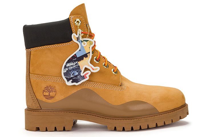 Timberland Heritage 6 Inch Waterproof Boot 'Wheat Nubuck with Brown' A5UUHW sold by KicksCrew product image thumbnail 2