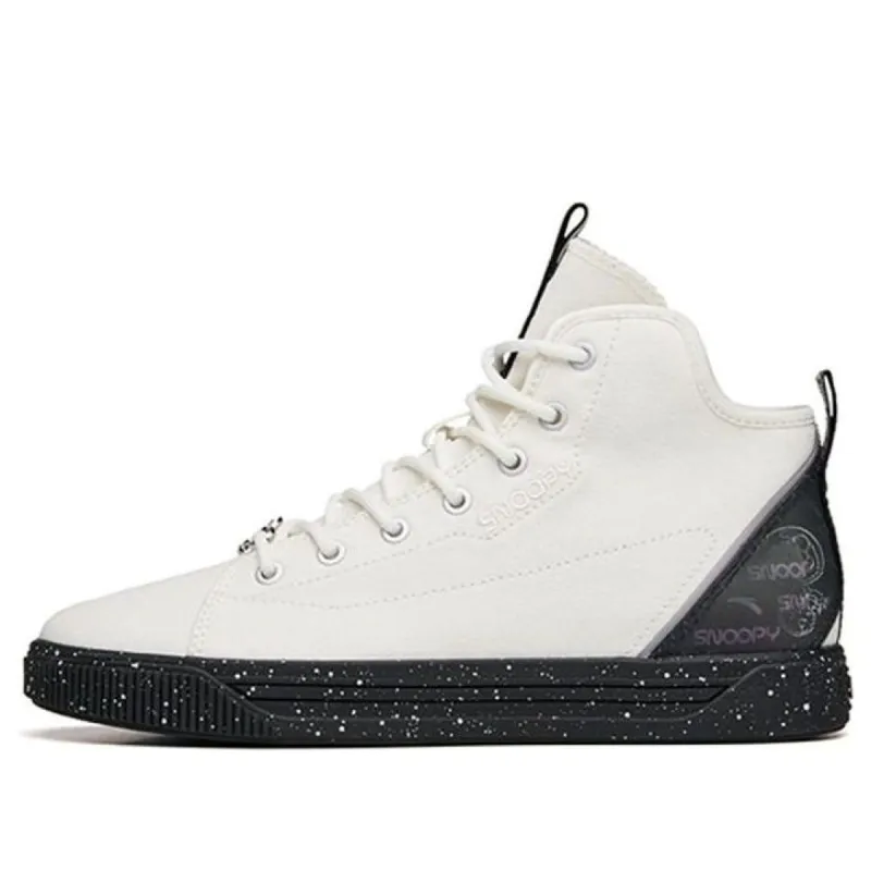 (WMNS) ANTA x Snoopy Skateboarding Series Sneakers High 'White' 922138601-3 sold by KicksCrew