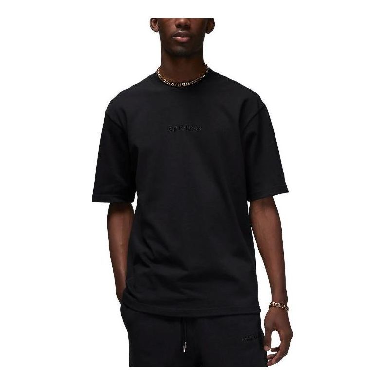 Air Jordan Wordmark T-Shirt 'Black' FJ1969-010 sold by KicksCrew