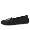 (WMNS) LOUIS VUITTON Dauphine Shoes 'Black Suede' 1A5MLJ sold by KicksCrew