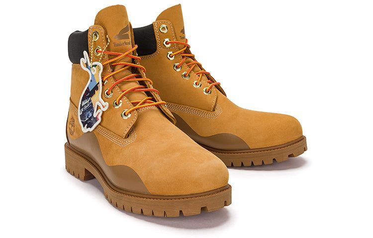 Timberland Heritage 6 Inch Waterproof Boot 'Wheat Nubuck with Brown' A5UUHW sold by KicksCrew product image thumbnail 4