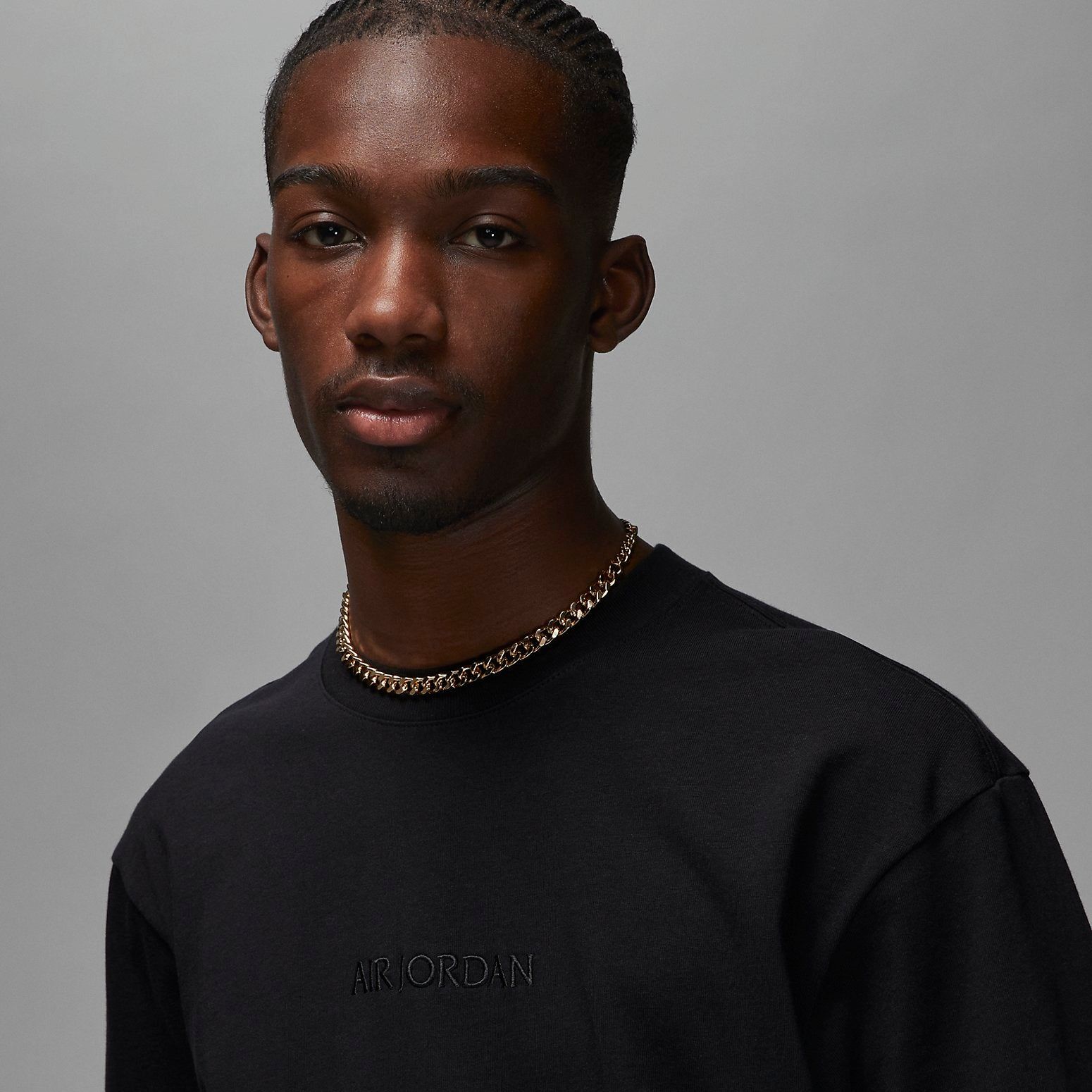 Air Jordan Wordmark T-Shirt 'Black' FJ1969-010 sold by KicksCrew product image thumbnail 2