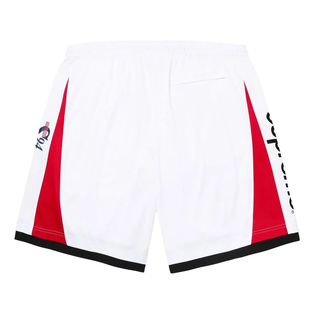 Supreme Soccer Shorts 'White Black Red' SUP-FW23-022 sold by KicksCrew product image thumbnail 2
