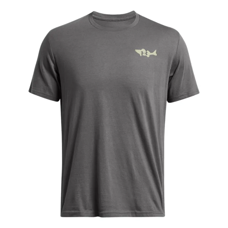 Under Armour Walleye Graphic T-Shirt 'Grey' 1382908-025 sold by KicksCrew