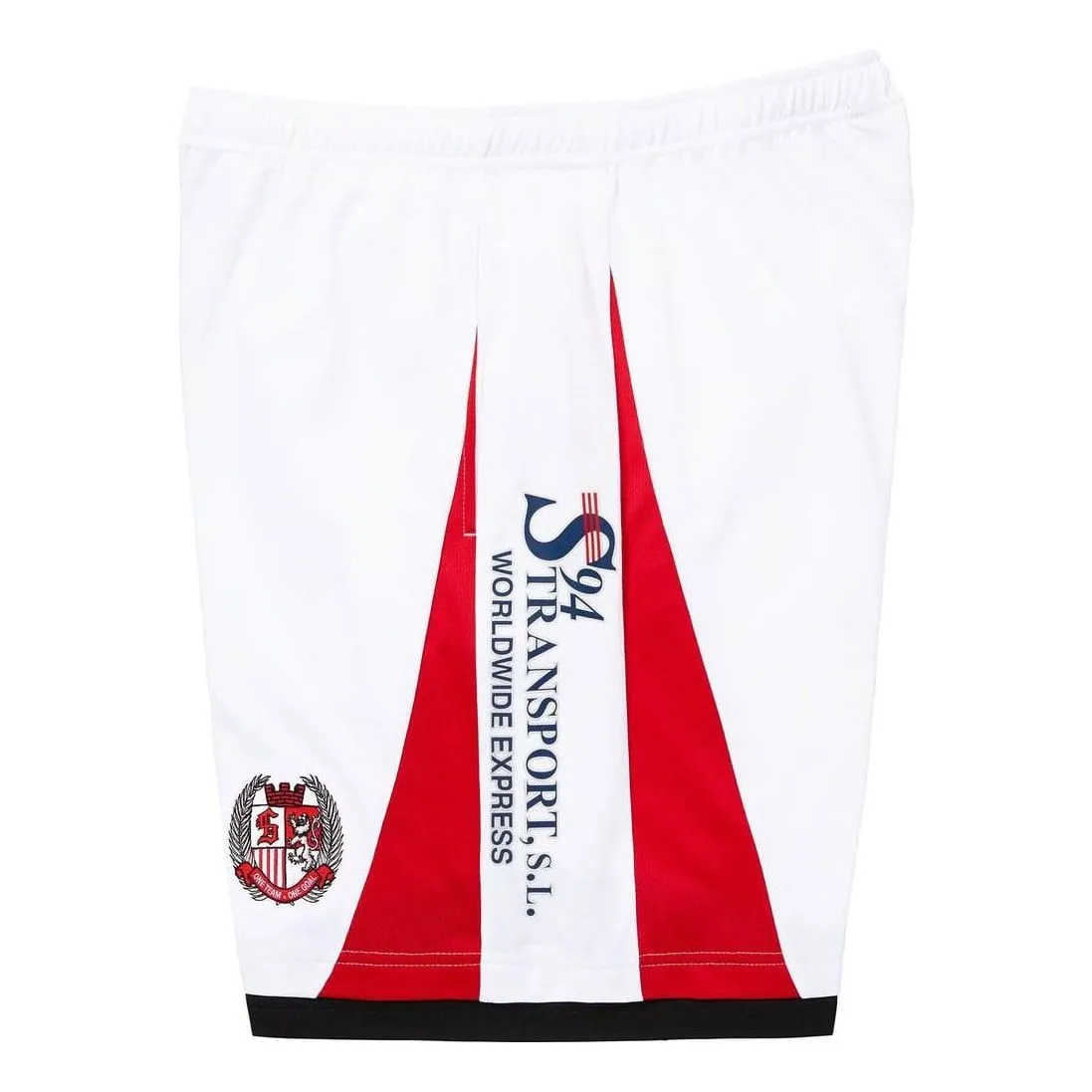 Supreme Soccer Shorts 'White Black Red' SUP-FW23-022 sold by KicksCrew product image thumbnail 3