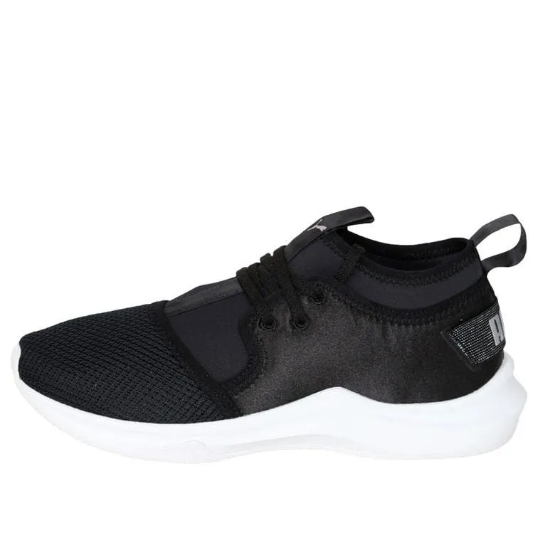 (WMNS) PUMA Phenom Low Satin EP 'Black' 190969-01 sold by KicksCrew