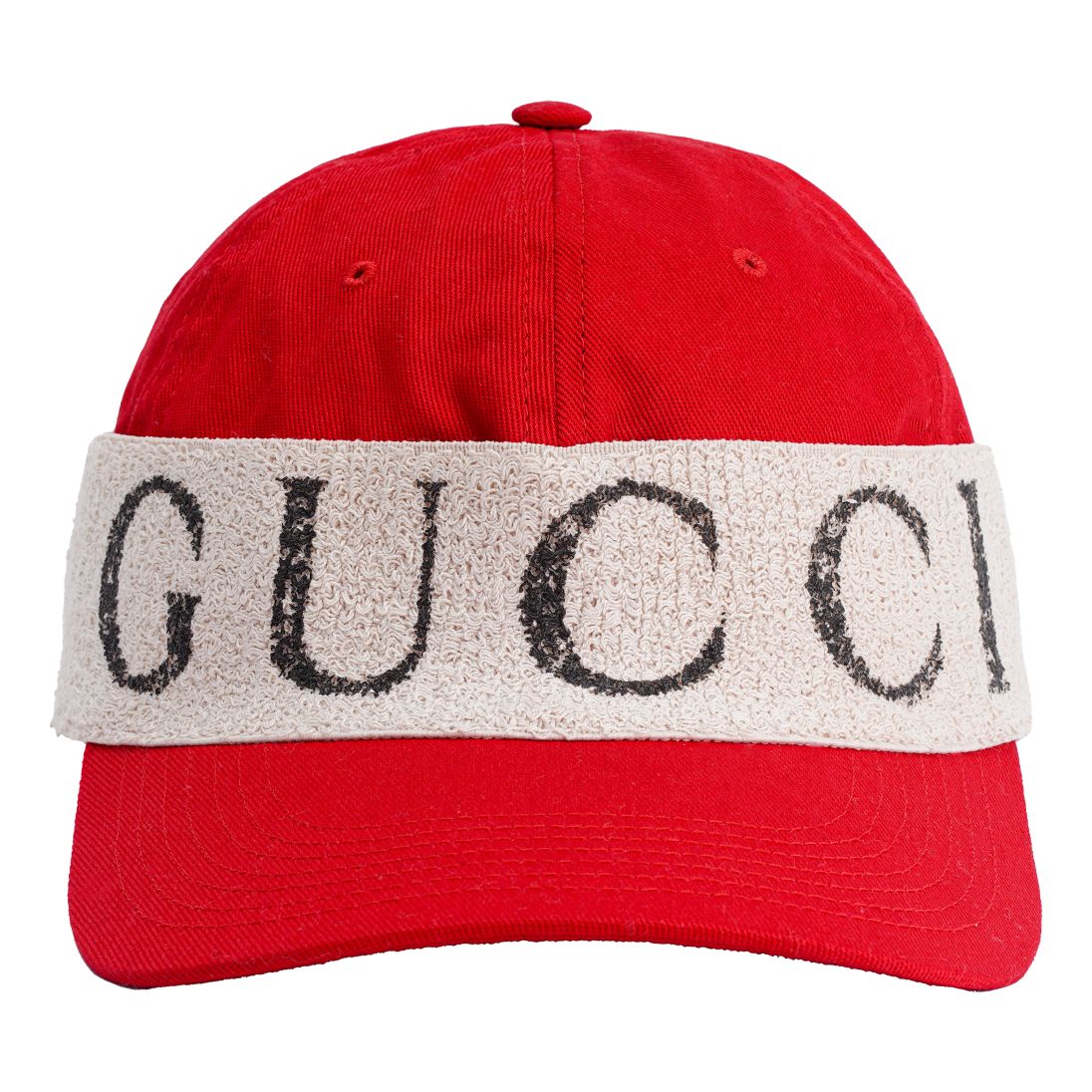 Gucci Logo Band Baseball Cap 'Red White' 492545-4HC56-6477 sold by KicksCrew