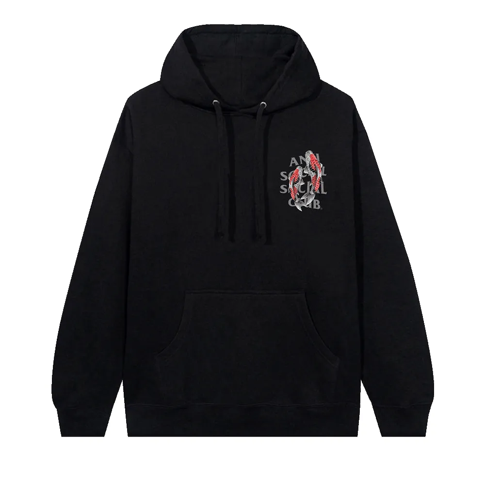 ANTI SOCIAL SOCIAL CLUB Koi Garden Hoodie 3M Reflective 'Black' 0657-1SS230106KGH3R-BLAC sold by KicksCrew product image thumbnail 2