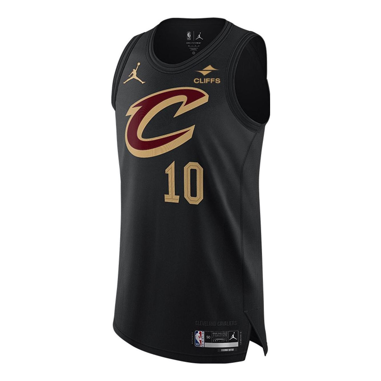Air Jordan x NBA Cleveland Cavaliers Darius Garland Jerseys 'Black' DQ0143-010 sold by KicksCrew