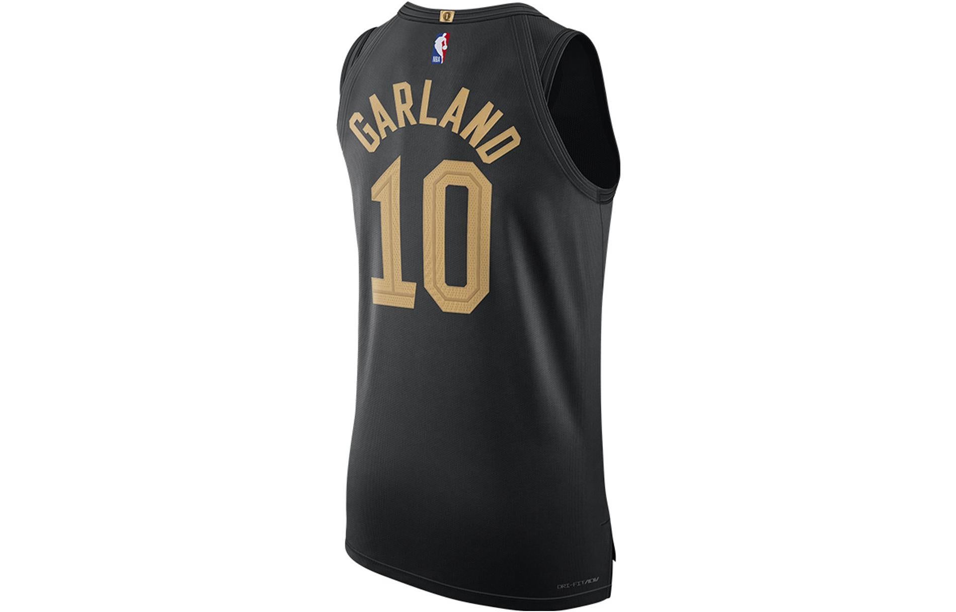 Air Jordan x NBA Cleveland Cavaliers Darius Garland Jerseys 'Black' DQ0143-010 sold by KicksCrew product image thumbnail 2