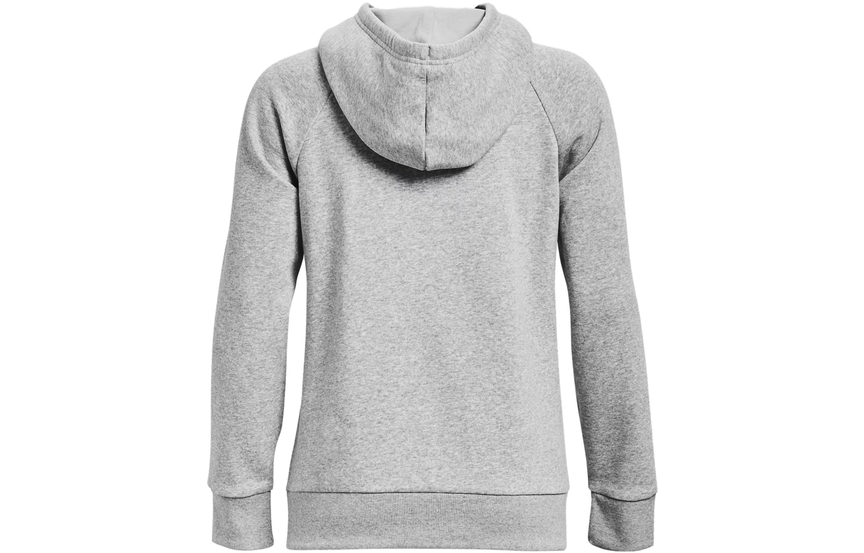 (WMNS) Under Armour Rival Fleece Big Logo Hoodie 'Light Grey' 1379501-012 sold by KicksCrew product image thumbnail 2
