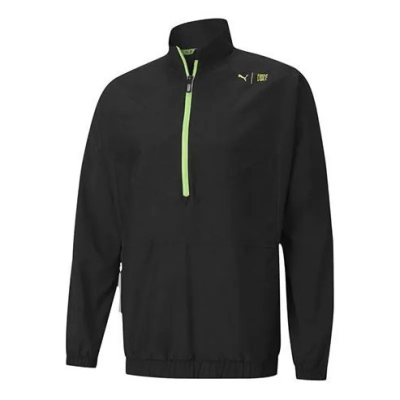 Puma x First Mile Xtreme Woven Training Jacket 'Black' 519455-01 sold by KicksCrew