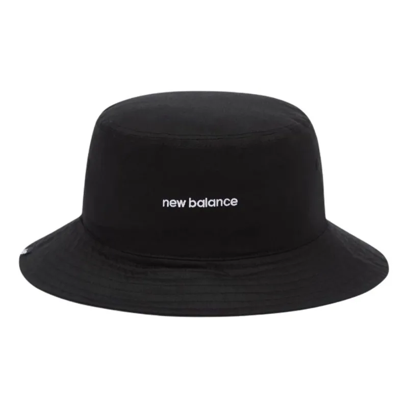 New Balance Logo Bucket Hat 'Black' LAH13003-BK sold by KicksCrew