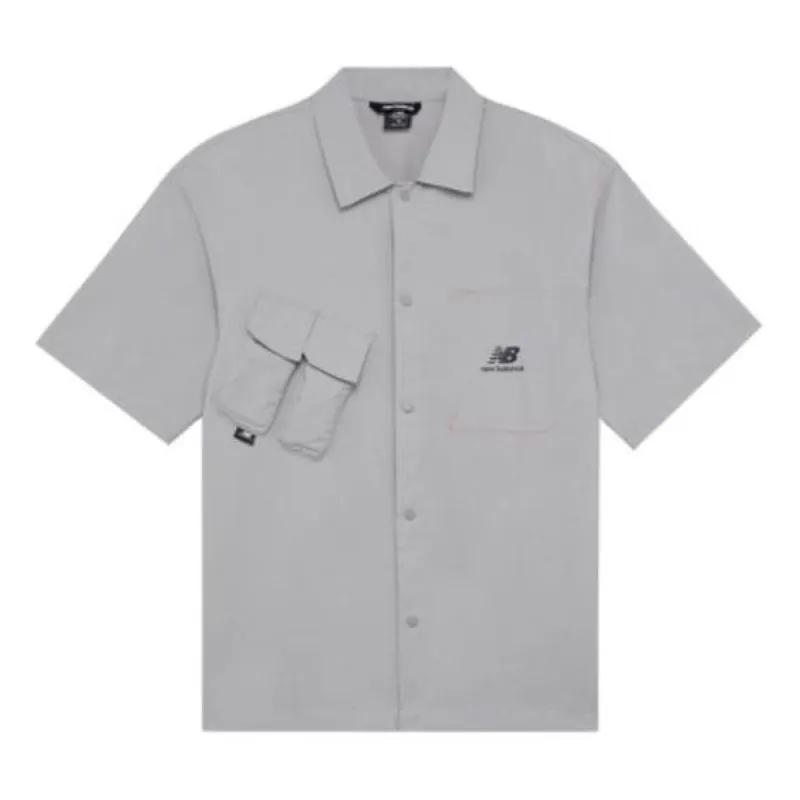 New Balance Trend Short Sleeve Shirt 'Grey' AMJ22360-SDE sold by KicksCrew
