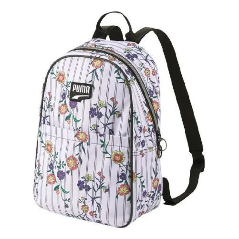 (WMNS) Puma Prime Time Festival Backpack 'White Black Purple' 076989-01 sold by KicksCrew