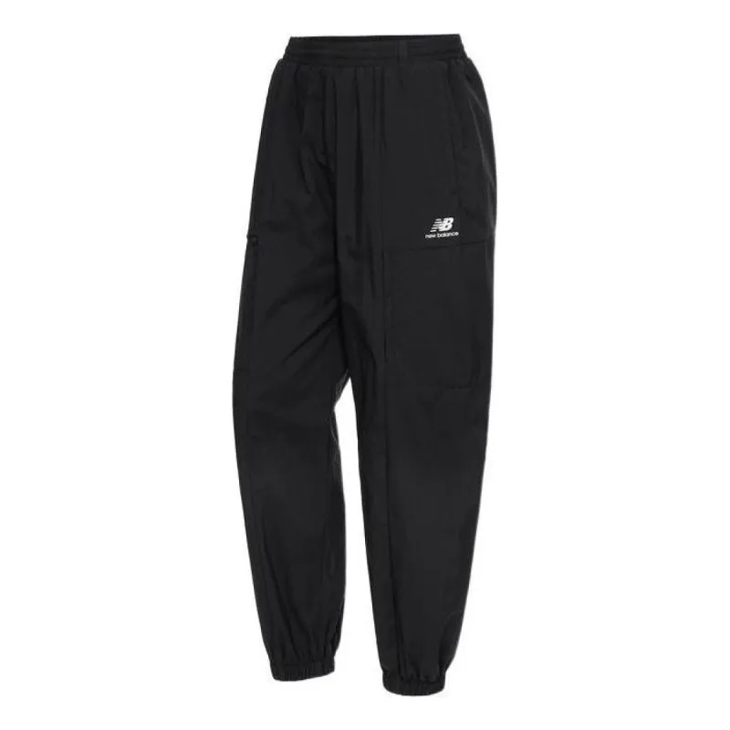 New Balance Logo Essentials Pants 'Black' 5TC19023-BK sold by KicksCrew