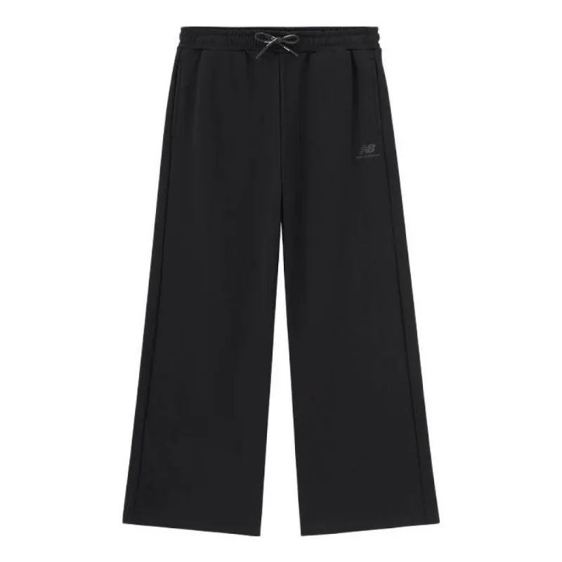 (WMNS) New Balance Fleece Pants 'Black' 6LD37322-BK sold by KicksCrew