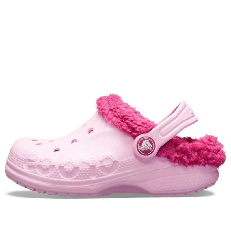 (GS) Crocs Baya Lined Clogs 'Pink Rose' 11745-6CZ sold by KicksCrew